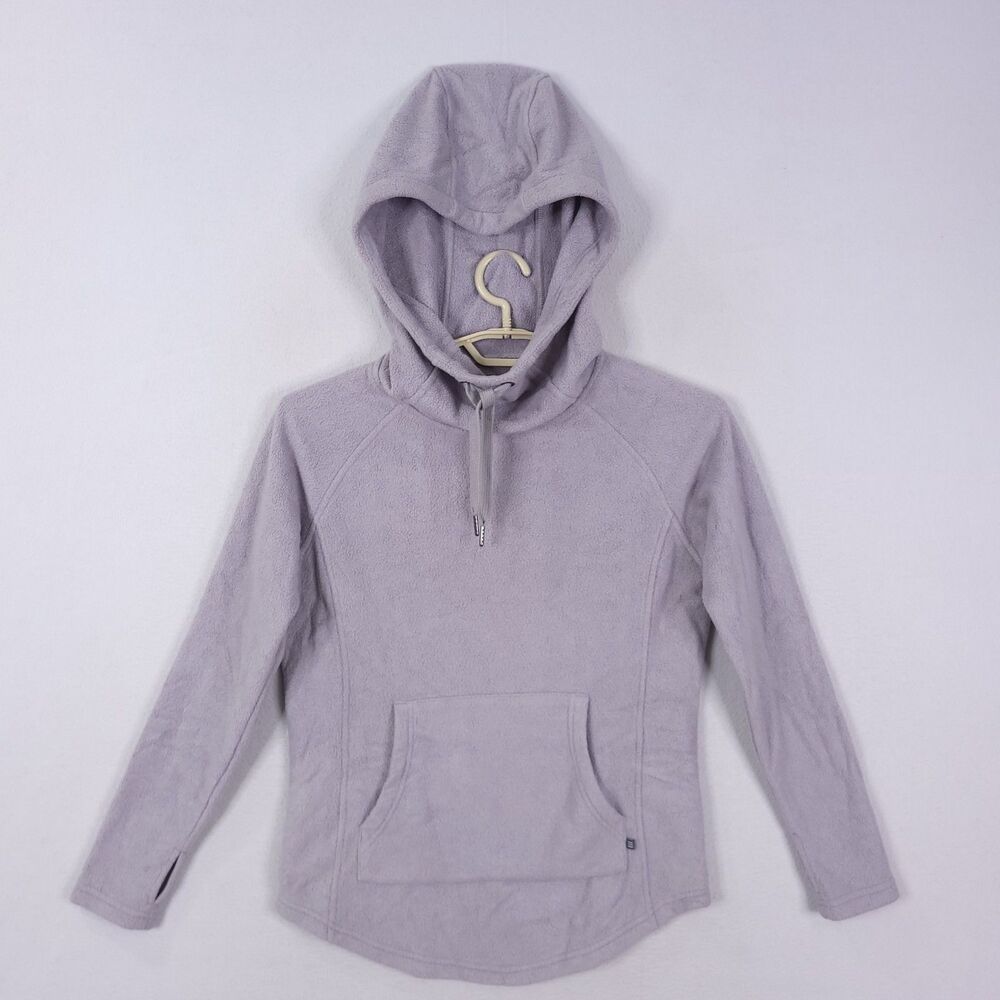 Free Fly Hoodie Womens Gray Small Long Sleeve Performance Bamboo Fleece Pullover